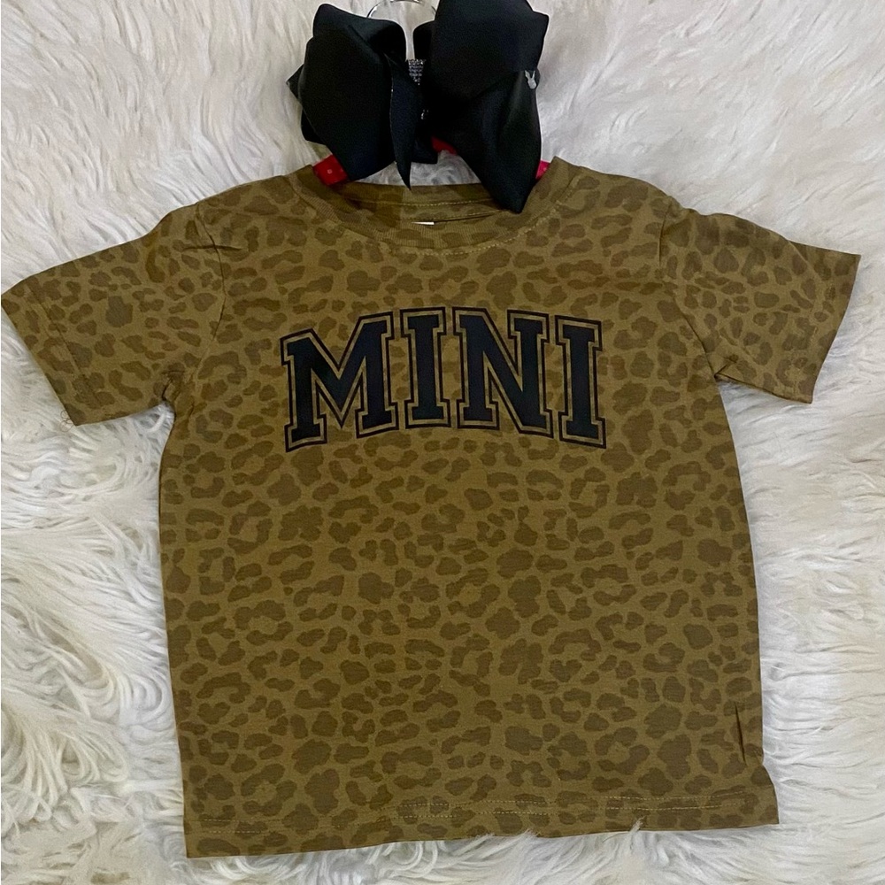 BRAND NEW WITH TAGS Girl’s Mini Leopard Tee